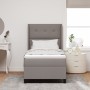 Cama Box Spring con colchón y LED Taupe 100x200 cm Funda de , Camas y somieres - Ref: Foro24-3343494, Precio: 396,90 €, Descu...