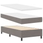 Cama Box Spring con colchón y LED Taupe 100x200 cm Funda de , Camas y somieres - Ref: Foro24-3343494, Precio: 396,90 €, Descu...