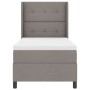 Cama Box Spring con colchón y LED Taupe 100x200 cm Funda de , Camas y somieres - Ref: Foro24-3343494, Precio: 396,90 €, Descu...