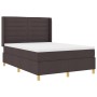 Cama con Somier y Colchón LED Marrón Oscuro 140x200 cm Tela by , Beds and slatted bases - Ref: Foro24-3343633, Price: 529,04 ...