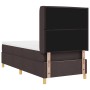 Cama Box Spring con Colchón y LED Marrón Oscuro 90x200 cm Tela von , Betten und Lattenroste - Ref: Foro24-3343612, Preis: 354...