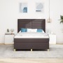 Cama con Somier y Colchón LED Marrón Oscuro 140x200 cm Tela by , Beds and slatted bases - Ref: Foro24-3343633, Price: 529,04 ...