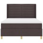 Cama con Somier y Colchón LED Marrón Oscuro 140x200 cm Tela by , Beds and slatted bases - Ref: Foro24-3343633, Price: 529,04 ...