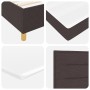 Cama con Somier y Colchón LED Marrón Oscuro 140x200 cm Tela by , Beds and slatted bases - Ref: Foro24-3343633, Price: 529,04 ...
