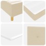 Cama Box Spring con Colchón y LED Crema 200x200 cm Tela by , Beds and slatted bases - Ref: Foro24-3343719, Price: 629,94 €, D...