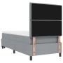 Cama con Box Spring con Colchón y Banco Gris Claro 90x200 cm Tela von , Betten und Lattenroste - Ref: Foro24-3343960, Preis: ...