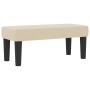 Cama con Base con Colchón y Banco Beige 90x200 cm Tela by , Beds and slatted bases - Ref: Foro24-3343965, Price: 358,83 €, Di...