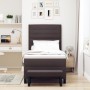 Cama con Estructura de Caja con Colchón y Banco Marrón Oscuro 100x200 cm Tela von , Betten und Lattenroste - Ref: Foro24-3343...