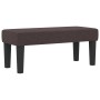 Cama con Estructura de Caja con Colchón y Banco Marrón Oscuro 100x200 cm Tela von , Betten und Lattenroste - Ref: Foro24-3343...