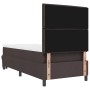 Cama con Estructura de Caja con Colchón y Banco Marrón Oscuro 100x200 cm Tela von , Betten und Lattenroste - Ref: Foro24-3343...
