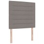 Cama con Base de Resorte con Colchón y Banco Taupe 100x200 cm Tela by , Beds and slatted bases - Ref: Foro24-3343971, Price: ...