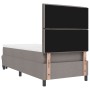Cama con Base de Resorte con Colchón y Banco Taupe 100x200 cm Tela by , Beds and slatted bases - Ref: Foro24-3343971, Price: ...