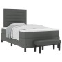 Cama con Somier con Colchón y Banco Gris Oscuro 120x200 cm Tela von , Betten und Lattenroste - Ref: Foro24-3343982, Preis: 45...