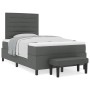 Cama con Somier con Colchón y Banco Gris Oscuro 120x200 cm Tela von , Betten und Lattenroste - Ref: Foro24-3343982, Preis: 45...