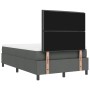Cama con Somier con Colchón y Banco Gris Oscuro 120x200 cm Tela von , Betten und Lattenroste - Ref: Foro24-3343982, Preis: 45...