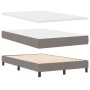 Cama con base con colchón y banco taupe 120x200 cm de tela by , Beds and slatted bases - Ref: Foro24-3343985, Price: 443,25 €...