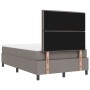Cama con base con colchón y banco taupe 120x200 cm de tela by , Beds and slatted bases - Ref: Foro24-3343985, Price: 443,25 €...