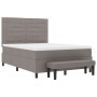 Cama con somier con colchón & banco taupe 140x190 cm de tela von , Betten und Lattenroste - Ref: Foro24-3343992, Preis: 535,1...