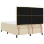 Cama con Base con Colchón y Banco Beige 140x190 cm Tela by , Beds and slatted bases - Ref: Foro24-3343993, Price: 515,30 €, D...