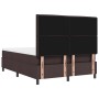 Cama con Base de Resortes con Colchón y Banco Marrón Oscuro 140x200 cm Tela von , Betten und Lattenroste - Ref: Foro24-334399...