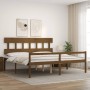 Seniorenbett mit honigbraunem Holzkopfteil 200x200 cm von vidaXL, Betten und Lattenroste - Ref: Foro24-3195439, Preis: 180,60...