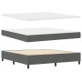 Cama con Box Spring y Colchón Banco Gris Oscuro 180x200 cm Tela by , Beds and slatted bases - Ref: Foro24-3344010, Price: 689...