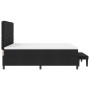 Cama con Base de Muelles con Colchón y Banco Negro 180x200 cm Tela von , Betten und Lattenroste - Ref: Foro24-3344011, Preis:...
