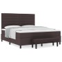 Cama con somier y colchón marrón oscuro 180x200 cm tela de , Camas y somieres - Ref: Foro24-3344012, Precio: 662,85 €