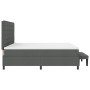 Cama Box Spring con Colchón y Banco Gris Oscuro 200x200 cm Tela von , Betten und Lattenroste - Ref: Foro24-3344017, Preis: 76...