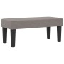 Cama con Somier con Colchón y Banco Taupe 100x200 cm Tela von , Betten und Lattenroste - Ref: Foro24-3344048, Preis: 415,90 €...