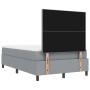 Cama con Base de Resortes con Colchón y Banco Gris Claro 120x200 cm Tela de , Camas y somieres - Ref: Foro24-3344058, Precio:...