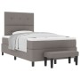Cama Box Spring con Colchón y Banco Taupe 120x200 cm Tela by , Beds and slatted bases - Ref: Foro24-3344062, Price: 440,98 €,...
