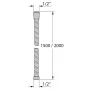Tiger Brauseschlauch Excellencehose gebürsteter Edelstahl 150 cm von Tiger, Versorgungsleitungen und Schläuche - Ref: Foro24-...