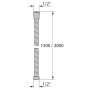 Tiger Brauseschlauch Excellencehose gebürsteter Edelstahl 150 cm von Tiger, Versorgungsleitungen und Schläuche - Ref: Foro24-...