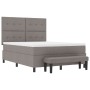 Cama con Box Spring con Colchón y Banco Taupe 140x190 cm Tela von , Betten und Lattenroste - Ref: Foro24-3344069, Preis: 531,...