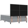 Cama con Box Spring con Colchón y Banco Gris Claro 160x200 cm Tela von , Betten und Lattenroste - Ref: Foro24-3344079, Preis:...