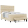 Cama con Box Spring con Colchón y Banco Crema 160x200 cm Tela von , Betten und Lattenroste - Ref: Foro24-3344084, Preis: 631,...