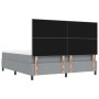 Cama de muelles con colchón y banco gris claro 180x200 cm tela by , Beds and slatted bases - Ref: Foro24-3344086, Price: 645,...