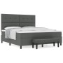 Cama Box Spring con Colchón y Banco Gris Oscuro 180x200 cm Tela von , Betten und Lattenroste - Ref: Foro24-3344087, Preis: 68...