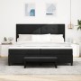 Cama con Base y Colchón Negra 200x200 cm Tela von , Betten und Lattenroste - Ref: Foro24-3344095, Preis: 770,62 €, Rabatt: %