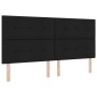 Cama con Base y Colchón Negra 200x200 cm Tela von , Betten und Lattenroste - Ref: Foro24-3344095, Preis: 770,62 €, Rabatt: %