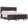 Cama con Box Spring con Colchón y Banco Marrón Oscuro 200x200 cm Tela von , Betten und Lattenroste - Ref: Foro24-3344096, Pre...