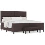 Cama con Box Spring con Colchón y Banco Marrón Oscuro 200x200 cm Tela von , Betten und Lattenroste - Ref: Foro24-3344096, Pre...