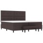 Cama con Box Spring con Colchón y Banco Marrón Oscuro 200x200 cm Tela von , Betten und Lattenroste - Ref: Foro24-3344096, Pre...