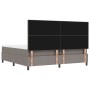 Cama con Box Spring con Colchón y Banco Taupe 200x200 cm Tela by , Beds and slatted bases - Ref: Foro24-3344097, Price: 798,2...