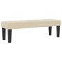 Cama con somier con colchón y banco crema 200x200 cm Tela von , Betten und Lattenroste - Ref: Foro24-3344098, Preis: 706,51 €...