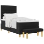 Cama con Base con Colchón y Banco Negro 90x200 cm Tela by , Beds and slatted bases - Ref: Foro24-3344193, Price: 345,41 €, Di...