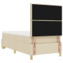 Cama con Somier con Colchón y Banco Crema 90x200 cm Tela by , Beds and slatted bases - Ref: Foro24-3344196, Price: 354,47 €, ...