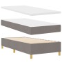 Cama Box Spring con Colchón y Banco Taupe 100x200 cm Tela von , Betten und Lattenroste - Ref: Foro24-3344202, Preis: 411,33 €...