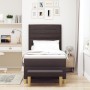 Cama con Sommier con Colchón y Banco Marrón Oscuro 100x200 cm Tela by , Beds and slatted bases - Ref: Foro24-3344201, Price: ...